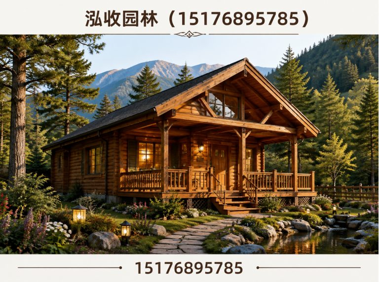 运城防腐木凉亭展示图